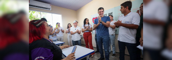 Notícia: Comunidade de Sapucaia celebra entrega da Escola Estadual Paulo Freire totalmente reconstruída pelo Estado